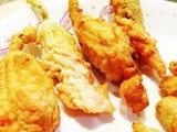 Fetta stuffed Zucchini Flowers