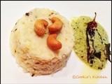 Madras Special- Ven Pongal with coconut chutney