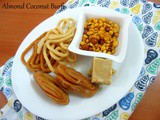 7 Cup Burfi Recipe | Almond Coconut Burfi ~ Easy Diwali Sweet