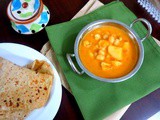 Aloo Channa Kurma ~ Side Dish for Rotis