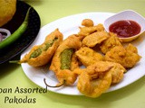 Assorted Pakodas for Goan Breakfast Thali