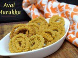 Aval Murukku | How to make Poha Chakli
