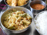 Cabbage Poriyal | Cabbage Stir Fry Tamil Nadu Style