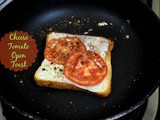 Cheese Tomato Open Toast