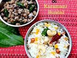Coconut Chana Dal Rice | Thengai Kadalai Paruppu Sadam ~ Navratri Special Dishes – Day 2