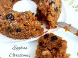 Eggless Christmas Fruit Cake 6