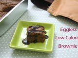 Eggless Low Calorie Brownie