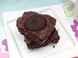 Eggless Oreo Chocolate Brownie