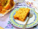 Eggless Pineapple Tea Cake