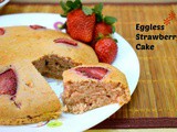 Eggless Strawberry Tea Cake
