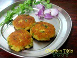 How to make Chicken Cutlet / Chicken Tikkis ~ Step by Step