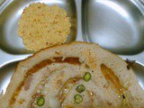 Instant Tomato Onion Dosa with Red Chili Coconut Chutney