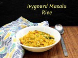 Ivy gourd Masala Rice | Dondakaya Annam