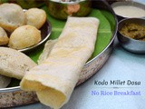 Kodo Millet Dosa | How to make Varagu Arisi Dosa