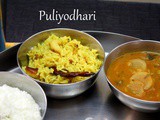 Kovil Puliyodharai | Temple Style Puliyodharai