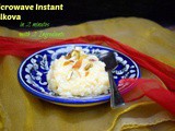 Microwave Instant Palkova with 2 Ingredients in 2 Minutes