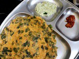 Murungai Keerai Adai | Drumstick Leaves Dosai