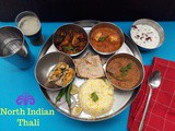 North Indian Thali 3 | North Indian Lunch Menu | Indian Menu Ideas