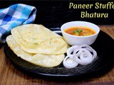 Paneer Stuffed Bhatura ~ a to z Indian Pooris