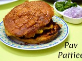 Pav Pattice | Mumbai Street Style Masala Pav Recipe