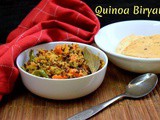 Quinoa Biryani | How to make Quinoa Vegetable Biryani