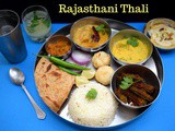 Rajasthani Thali | Rajasthani Lunch Menu Ideas