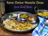 Rava Onion Masala Dosa