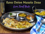 Rava Onion Masala Dosa