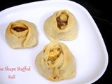 Rose Shape Stuffed Roll | How to make Rose Shape Stuffed Rolls