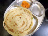 Samai Arisi Adai | Little Millet Lentil Indian Crepe