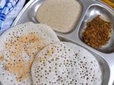 Set Dosa | How to make Sponge Dosa ~ 101 Dosa Varieties