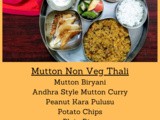 South Indian Non Veg Thali Menu List 3 ~ Mutton Biryani