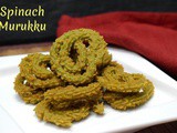 Spinach Murukku | How to make Palak Chakli