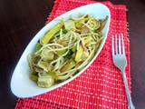 Stir Fried Tofu and Vegetable Noodle ~ Easy Bachelor Recipes