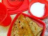 Stuffed Achari Paneer Paratha