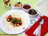 Vegetarian Fajitas | Veggie Fajitas with Grilled Corn, Beans and Salsa