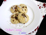 Wheat Coconut Cookies with Chocolate Chips