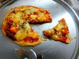 Whole Wheat Paneer Tikka Pizza