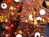 Halloween Dark Chocolate Bark