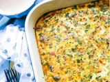 Masala Sausage and Egg Breakfast Casserole