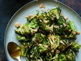 Perfect Oven Roasted Broccoli with Tandoori Ranch