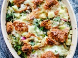 Savory Croissant Breakfast Casserole