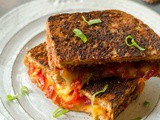 Spicy Tomato Grilled Cheese Sandwich