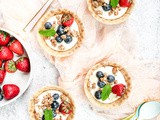 Waffle Bowl Breakfast Parfaits