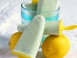 Basil Lemon Yoghurt Ice Pop/Мороженое из Базилика Лимона и Йогурта