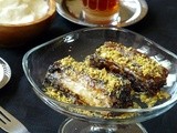 Chocolate Pistachio Rolled Baklava/  Шоколадно-Фисташковая Баклава в Рулете