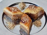 Home made Walnut Lemon Baklava