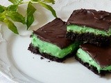 Mint Cream Brownies