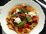 Pasta w/Spinach Tomato and Pesto