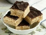 Pb Nougat Cookie Bars / Мягкое Арахисовое Печенье с Нугой